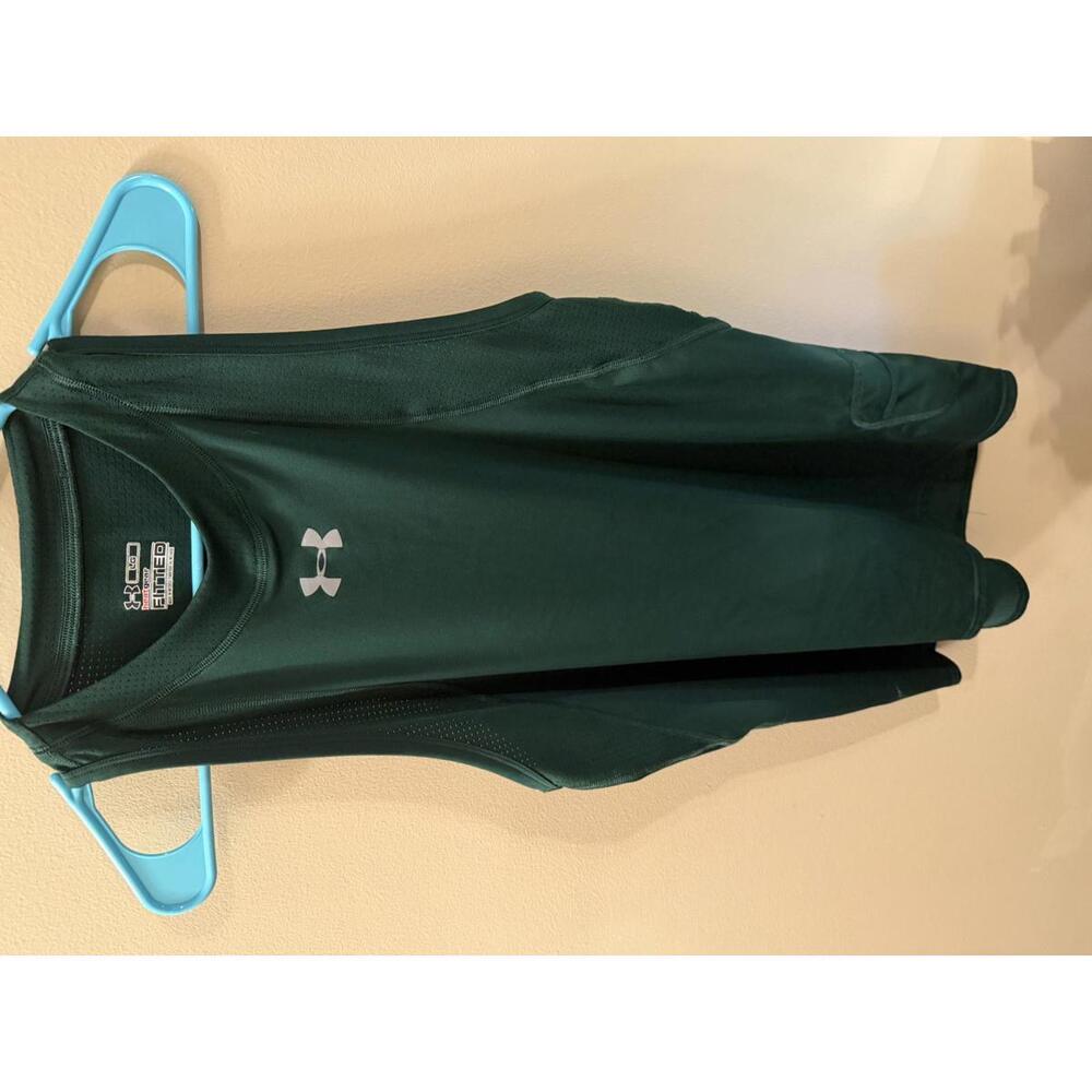 Under Armour HeatGear Fitted Sleeveless Athletic Shirt Large